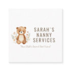 Boho Bear Nanny Babysitter Garde d'enfants
