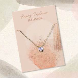 Carte De Visite Boho Chic Designer Joaillerie Porte-Collier