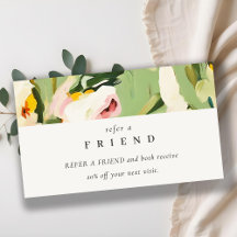 Boho Vert Rose Peint Floral Référencer Un Ami