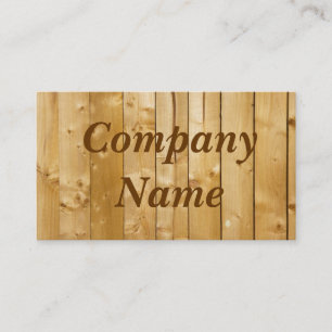 Carte De Visite Bois