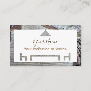 Carte De Visite Bois bio pour design d'intérieur et mobilier ! bu