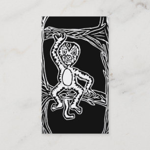 Carte De Visite bois de singe
