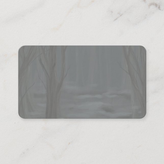 Carte De Visite Bois foncé (Devant)