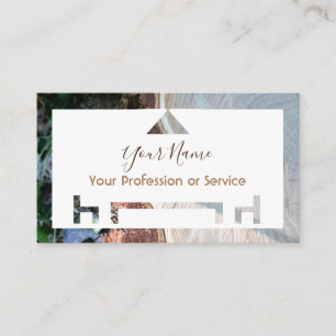 Carte De Visite Bois organique pour l'aménagement intérieur et les