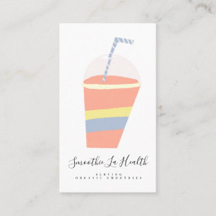 Carte De Visite Boissons de comptoir de fruits de Milk Shake Smoot