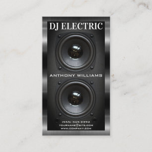 Carte De Visite Boîte à haut-parleur du caisson   Voiture d'affair