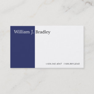 Carte De Visite Boîte bleue
