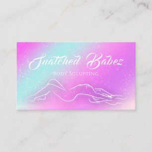 Carte De Visite Boîtier SPA Holographique Logo Massage Personnalis