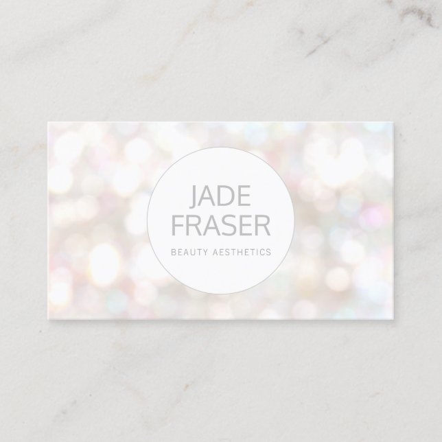 Carte De Visite Bokeh (Devant)