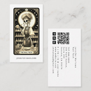 Carte de visite Bold Nail Tech Tarot Card