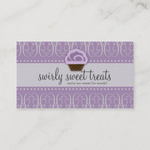 CARTE DE VISITE BONBON À TBA WINNER-SWIRLY AUSSI