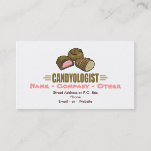 Carte De Visite Bonbons au chocolat drôles