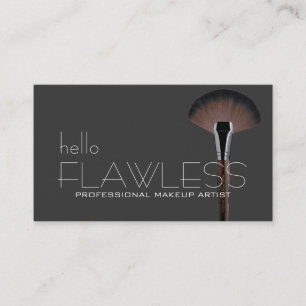 Carte De Visite Bonjour Flawless PROFESSIONNEL MAKEUP ARTISTE