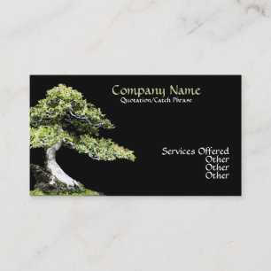Carte de visite Bonsai
