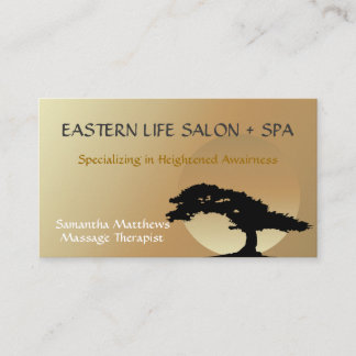 Carte De Visite Bonsai Zen massothérapeute
