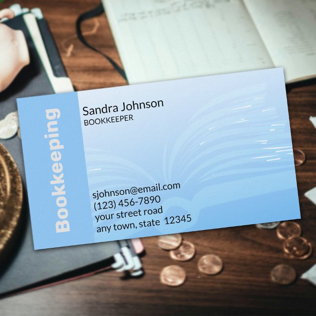 Carte De Visite Bookkeeping Services (Créateur téléchargé)