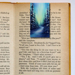 Carte De Visite Bookmarkers Signet pliants Northern Lights