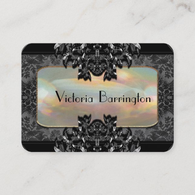 Carte De Visite Bord rond de Vinya Goth (Devant)