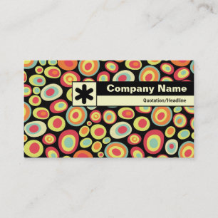 Carte De Visite Bordure étiquetée - Abstrait 20213