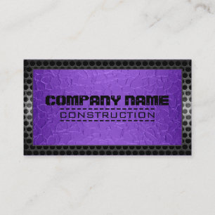 Carte De Visite Bordure métallique en acier inoxydable métal Look 