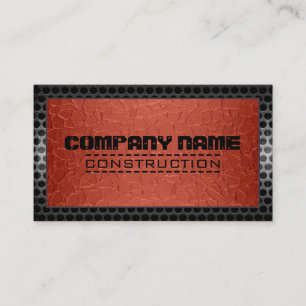 Carte De Visite Bordure métallique en acier inoxydable métal Look 