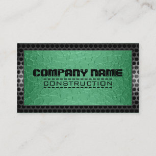 Carte De Visite Bordure métallique en acier inoxydable métal Look 