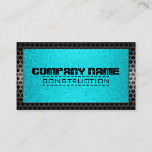 Carte De Visite Bordure métallique en acier inoxydable métal Look 