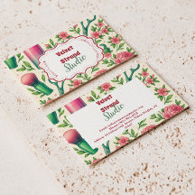Botanical Pink Stylist Beauty Business