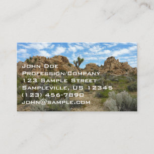 Carte De Visite Boucle de Barker Dam Trail dans le Parc national d