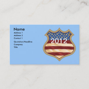 Carte De Visite Bouclier de campagne