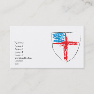 Carte De Visite Bouclier épiscopal