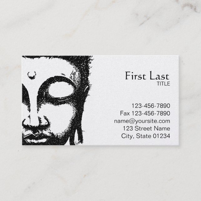 Carte De Visite Bouddha (Devant)
