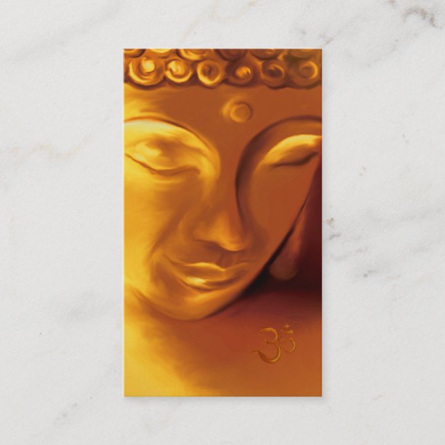 Carte De Visite Bouddha & Om (Devant)
