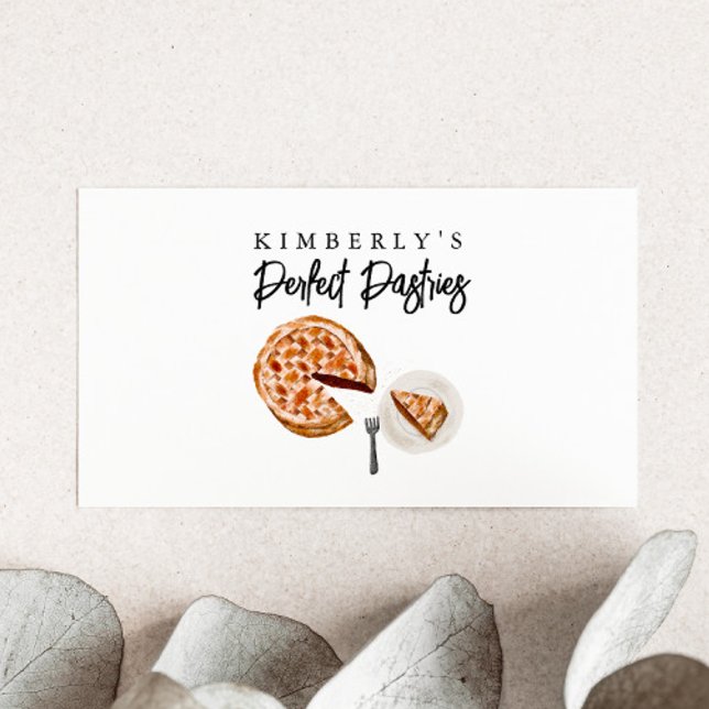 Carte de visite boulangerie à tarte (Créateur téléchargé)