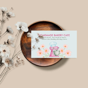 Carte De Visite Boulangerie Cafés Gâteau Restaurant Recette Pastel