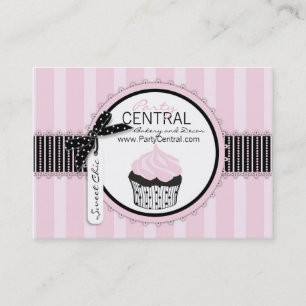 Carte De Visite Boulangerie chic de petit gâteau de boutique