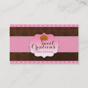 Carte De Visite Boulangerie Cookies Sucré