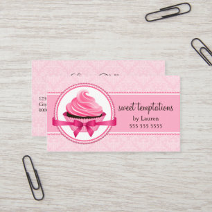 Carte De Visite Boulangerie Couture Cupcake