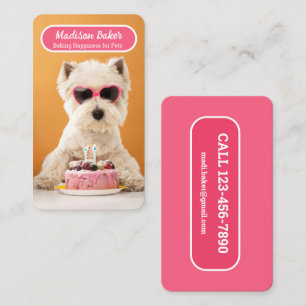 Carte De Visite Boulangerie de animaux de compagnie Traitements de