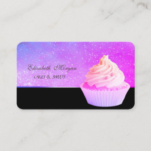 Carte De Visite Boulangerie de Cupcake Chic et adorable