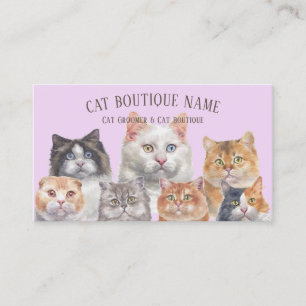 Carte De Visite Boulangerie de friandises pour chats Snacks nature