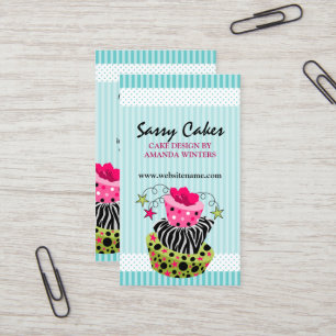 Carte De Visite Boulangerie de gâteau d'art