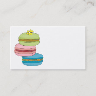 Carte De Visite Boulangerie de macaron de Macaron