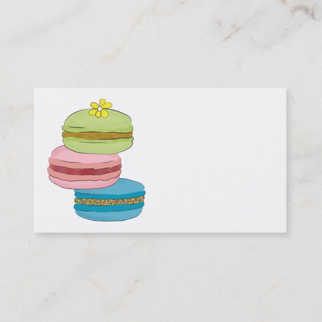Carte De Visite Boulangerie de macaron de Macaron (Devant)