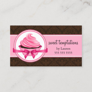 Carte De Visite Boulangerie de petit gâteau de couture