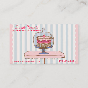 Carte De Visite Boulangerie et conception de gâteaux, Traitements 