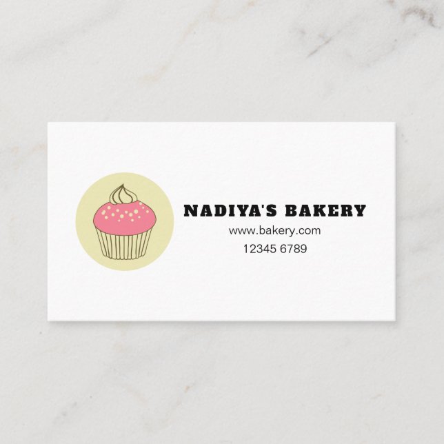 Carte De Visite Boulangerie et pâtisserie (Devant)