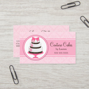 Carte De Visite Boulangerie faite sur commande de gâteau de
