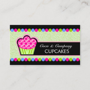 Carte De Visite Boulangerie mignonne de petit gâteau