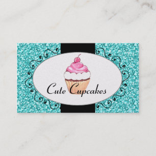 Carte De Visite Boulangerie mignonne de petit gâteau de parties